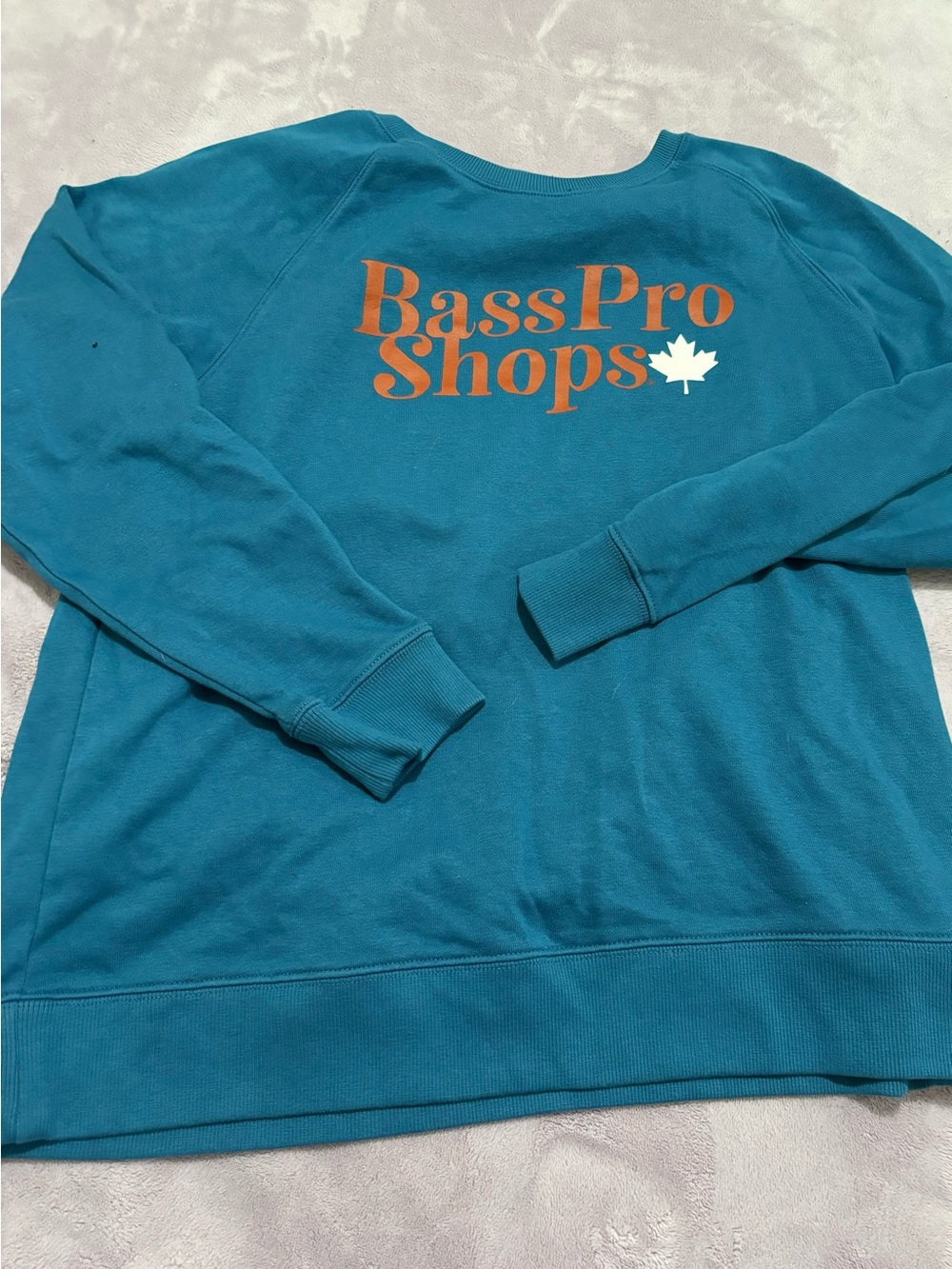 Bass Pro Shops Teal Crewneck Sweatshirt - Women